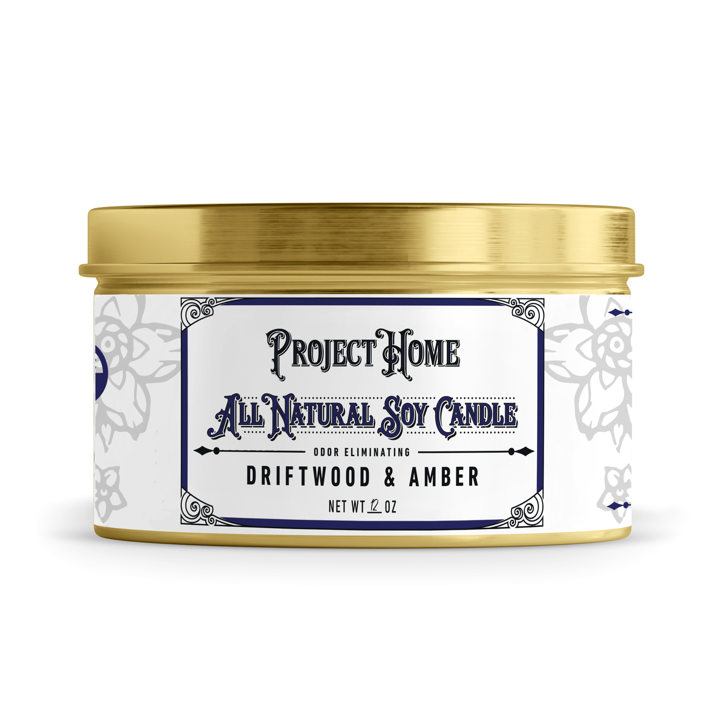 Pet Odor Fighting Soy Candle Driftwood and Amber