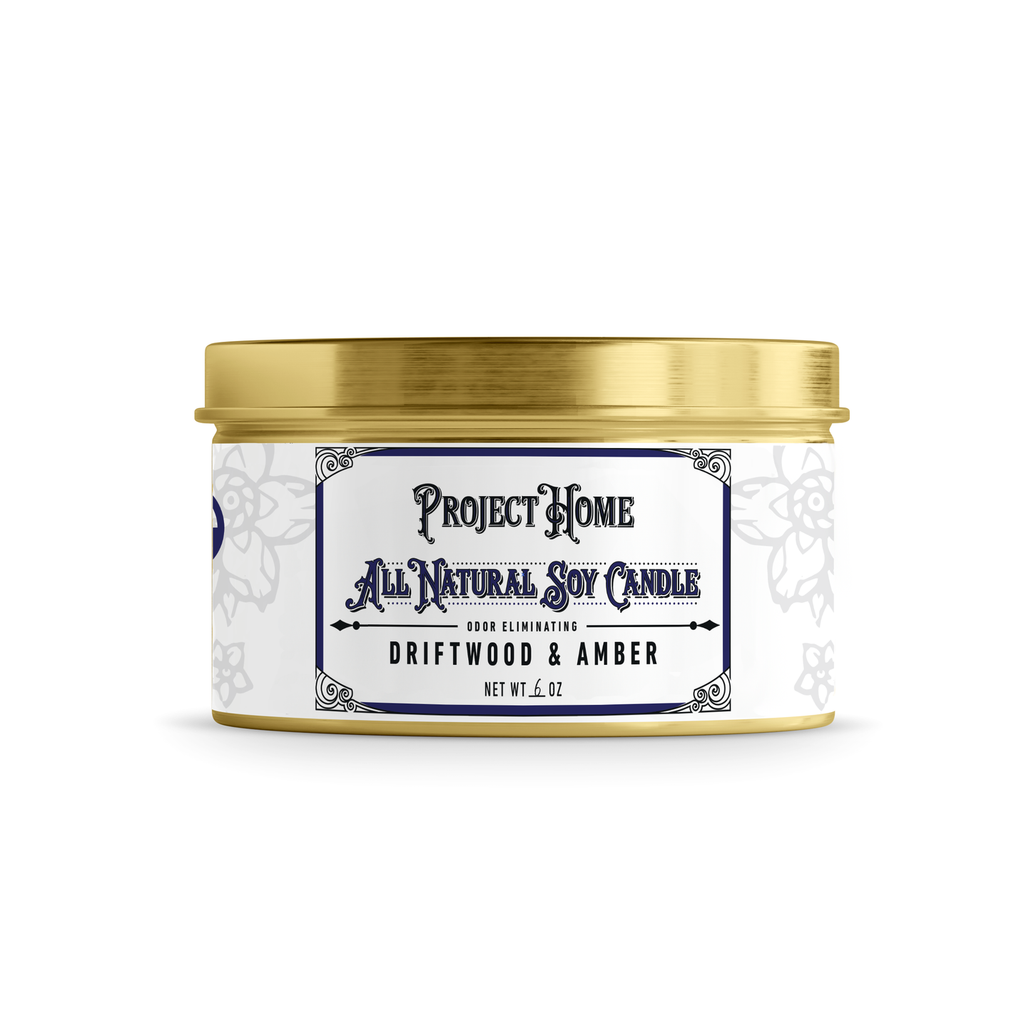 Pet Odor Fighting Soy Candle Driftwood and Amber