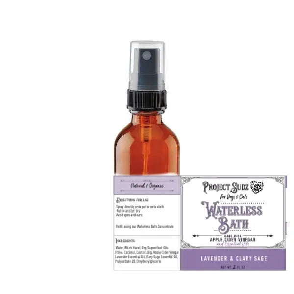 Waterless bath travel spray
