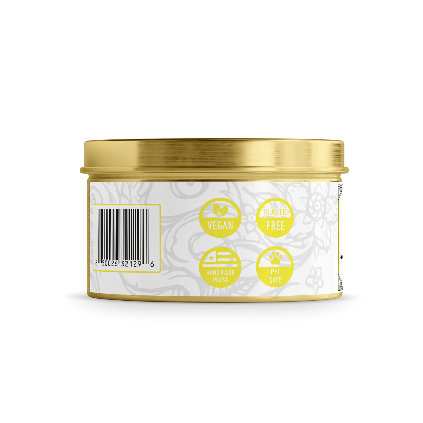 Dish Soap With gold tin 4 oz