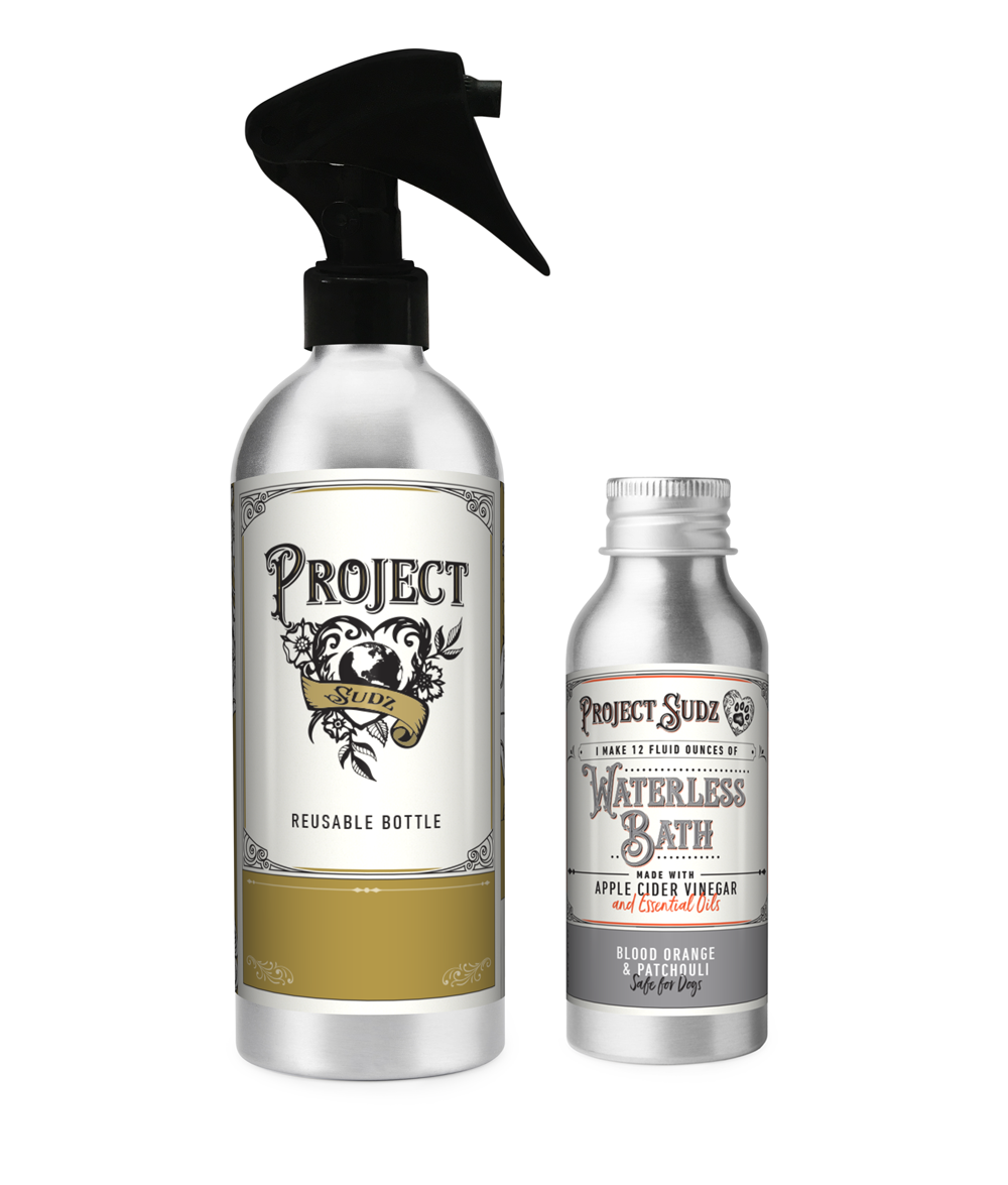 Waterless Bath Blood Orange and Patchouli Concentrate  4 oz